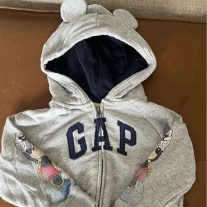DisneyXGAP zip up Mickey hoodie